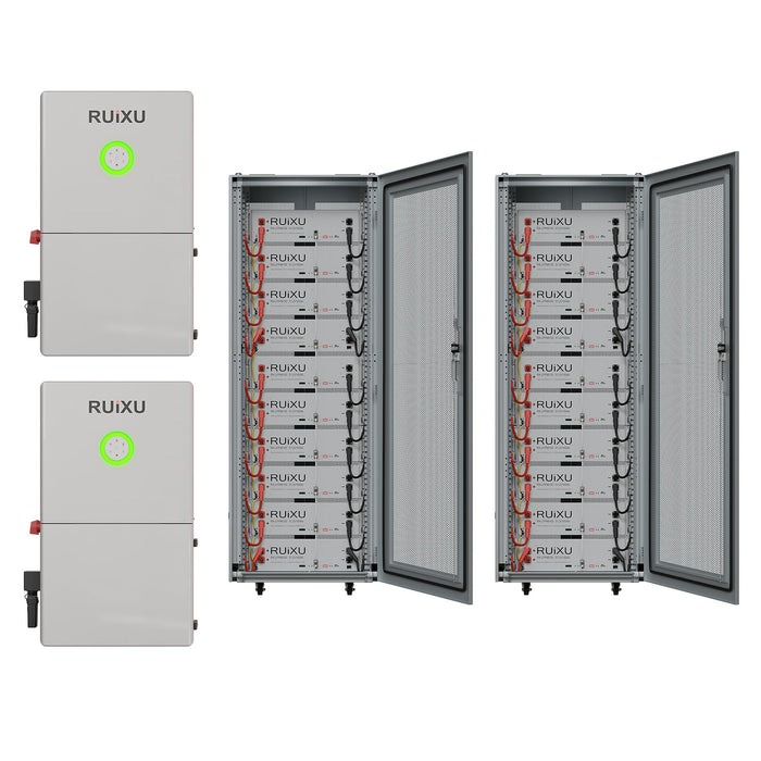 RUiXU Bundles | RX-LFP48100 + RX-12K Inverter - PKG115BK-PKG120BK-PKG125BK-PKG130BK-PKG150BK  Mini Split Systems Direct