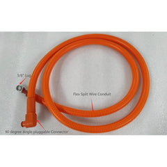 RUiXU Lithi2-16 battery 1/0 AWG cable | Orange+ Black