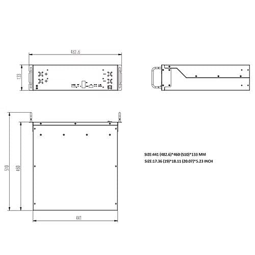 RUiXU RX-LFP48100 | 19" Rack Mounted 3U Module | UL1973 | UL9540A| CEC | SGIP - RX-LFP48100  Mini Split Systems Direct