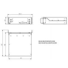 RUiXU RX-LFP48100-H | 19" Rack Mounted 3U Module | UL1973 Certified | Self-heating - RX-LFP48100-H  Mini Split Systems Direct