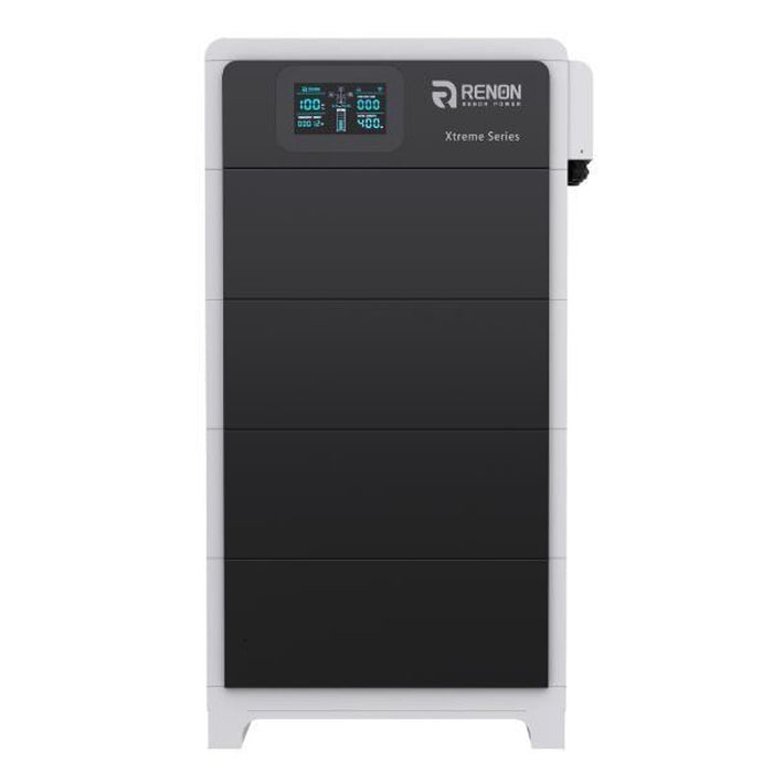 Renon Xtreme LV Modular LV Battery System | 10.24 - 40.96 kWh | Stackable LiFePO4 | WiFi EMS | Plug & Play | 10-Year Warranty - R-XL010021-R-XL010021 (-H)-R-XL015031-R- XL015031 (-H)-R-XL020041  Mini Split Systems Direct
