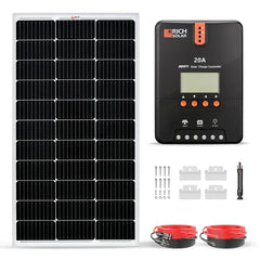 Rich Solar 100 Watt Solar Kit - RS-K1002  Mini Split Systems Direct