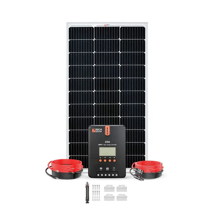Rich Solar 100 Watt Solar Kit - RS-K1002  Mini Split Systems Direct
