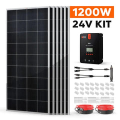 Rich Solar 1200 Watt Solar Kit - RS-K12004-RS-K12004X  Mini Split Systems Direct