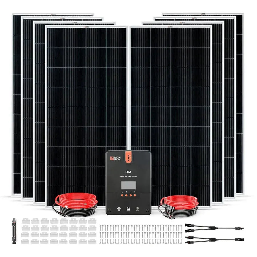Rich Solar 1600 Watt Solar Kit - RS-K1660-RS-K1660X  Mini Split Systems Direct