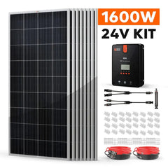 Rich Solar 1600 Watt Solar Kit - RS-K1660-RS-K1660X  Mini Split Systems Direct