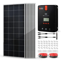 Rich Solar 1600 Watt Solar Kit - RS-K1660-RS-K1660X  Mini Split Systems Direct