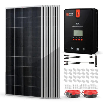 Rich Solar 1600 Watt Solar Kit - RS-K1660-RS-K1660X  Mini Split Systems Direct