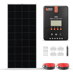 Rich Solar 200 Watt Solar Kit - RS-K2002-RS-K2002X  Mini Split Systems Direct
