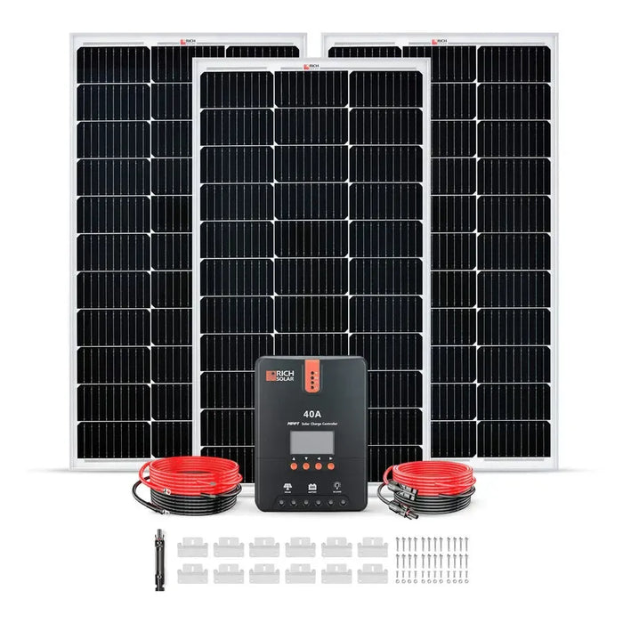 Rich Solar 300 Watt Solar Kit - RS-K3004  Mini Split Systems Direct