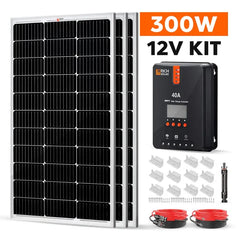 Rich Solar 300 Watt Solar Kit - RS-K3004  Mini Split Systems Direct