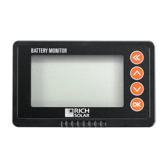 Rich Solar 500 Amp Battery Monitor with Shunt | 8~120V 500A Battery Monitor with Shunt | Accurate Battery Status Monitor | Easy to Use - RS-BM500  Mini Split Systems Direct