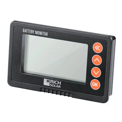 Rich Solar 500 Amp Battery Monitor with Shunt | 8~120V 500A Battery Monitor with Shunt | Accurate Battery Status Monitor | Easy to Use - RS-BM500  Mini Split Systems Direct