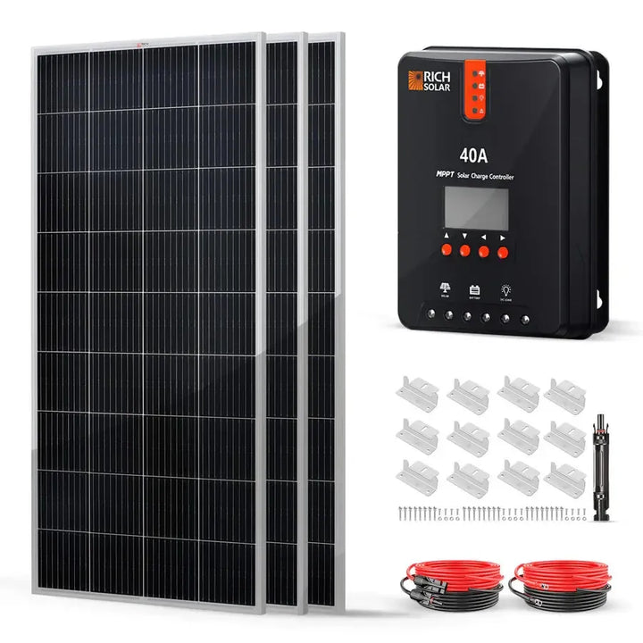 Rich Solar 600 Watt Solar Kit - RS-K6004-RS-K6004X  Mini Split Systems Direct