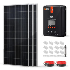Rich Solar 600 Watt Solar Kit - RS-K6004-RS-K6004X  Mini Split Systems Direct