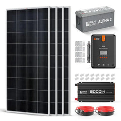 Rich Solar 800 Watt Complete Solar Kit - RS-CK800  Mini Split Systems Direct