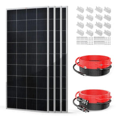 Rich Solar 800 Watt Solar Kit - RS-K8004-RS-K8004X  Mini Split Systems Direct