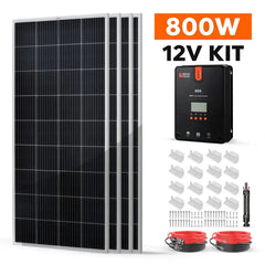 Rich Solar 800 Watt Solar Kit - RS-K8004-RS-K8004X  Mini Split Systems Direct