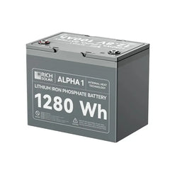 Rich Solar ALPHA 1: 12V 100Ah Lithium Battery for Off-Grid Power - RS-B121S  Mini Split Systems Direct