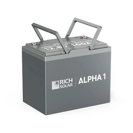 Rich Solar ALPHA 1: 12V 100Ah Lithium Battery for Off-Grid Power - RS-B121S  Mini Split Systems Direct