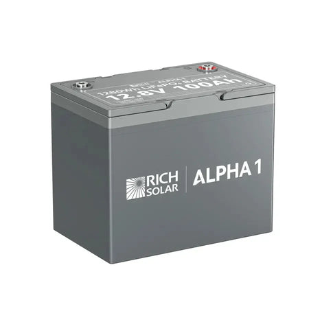 Rich Solar ALPHA 1: 12V 100Ah Lithium Battery for Off-Grid Power - RS-B121S  Mini Split Systems Direct