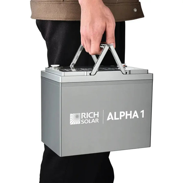 Rich Solar ALPHA 1: 12V 100Ah Lithium Battery for Off-Grid Power - RS-B121S  Mini Split Systems Direct
