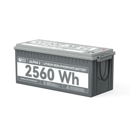 Rich Solar ALPHA 2 | 12V 200Ah Lithium Battery for RVs & Off-Grid Use - RS-B122S  Mini Split Systems Direct