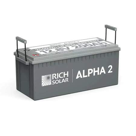 Rich Solar ALPHA 2 | 12V 200Ah Lithium Battery for RVs & Off-Grid Use - RS-B122S  Mini Split Systems Direct