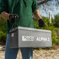 Rich Solar ALPHA 2 | 12V 200Ah Lithium Battery for RVs & Off-Grid Use - RS-B122S  Mini Split Systems Direct