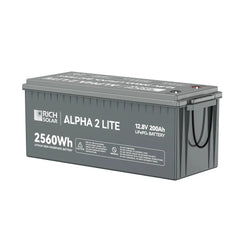Rich Solar ALPHA 2 LITE 12V 200Ah LiFePO4 Battery - Best Value! - RS-B12200  Mini Split Systems Direct