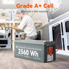 Rich Solar ALPHA 2 PRO | 12V 200Ah LiFePO4 Battery | Premium 12V Lithium Battery for RVs, Cabins, Tiny Homes | 7,000 Lifetime Cycles | 10 Year Warranty | UL1973 Certified