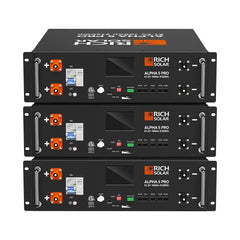 Rich Solar ALPHA 5 PRO | 51.2V 100Ah LiFePO4 Battery | Premium 48V Server Rack Lithium Battery for Residential, Commercial, RVs, Off-Grid | 7,000 Lifetime Cycles | 10 Year Warranty | UL1973, UL9540A Certified