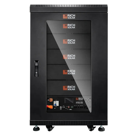 Rich Solar ALPHA 5 PRO | 51.2V 100Ah LiFePO4 Battery | Premium 48V Server Rack Lithium Battery for Residential, Commercial, RVs, Off-Grid | 7,000 Lifetime Cycles | 10 Year Warranty | UL1973, UL9540A Certified - RS-B5121P-RS-B5121P-2-RS-B5121P-3-RS-B5121P-4-RS-B5121P-5  Mini Split Systems Direct