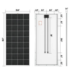 Rich Solar MEGA 200 | 200 Watt Solar Panel | Premier 12V Off-Grid Solar Panel for RVs Cabins, Boats | 25-Year Output Warranty | UL Certified - RS-M200  Mini Split Systems Direct
