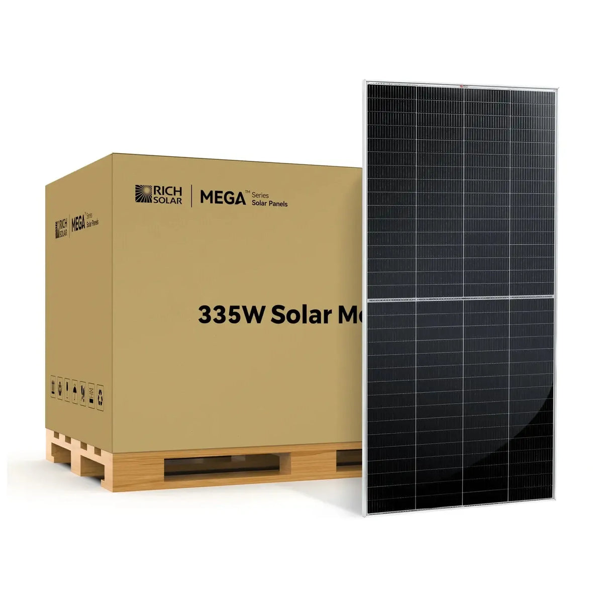 Rich Solar MEGA 335 Watt Panel | Premium Grid-Tie & Off-Grid Options - RS-M335-8-RS-M335-10-RS-M335-12  Mini Split Systems Direct