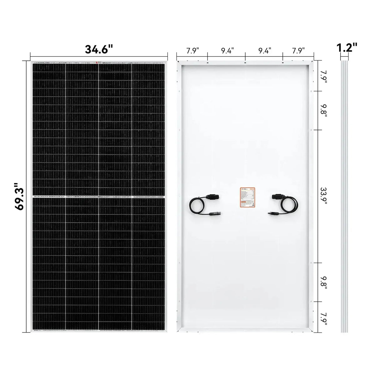 Rich Solar MEGA 335 Watt Panel | Premium Grid-Tie & Off-Grid Options - RS-M335-8-RS-M335-10-RS-M335-12  Mini Split Systems Direct