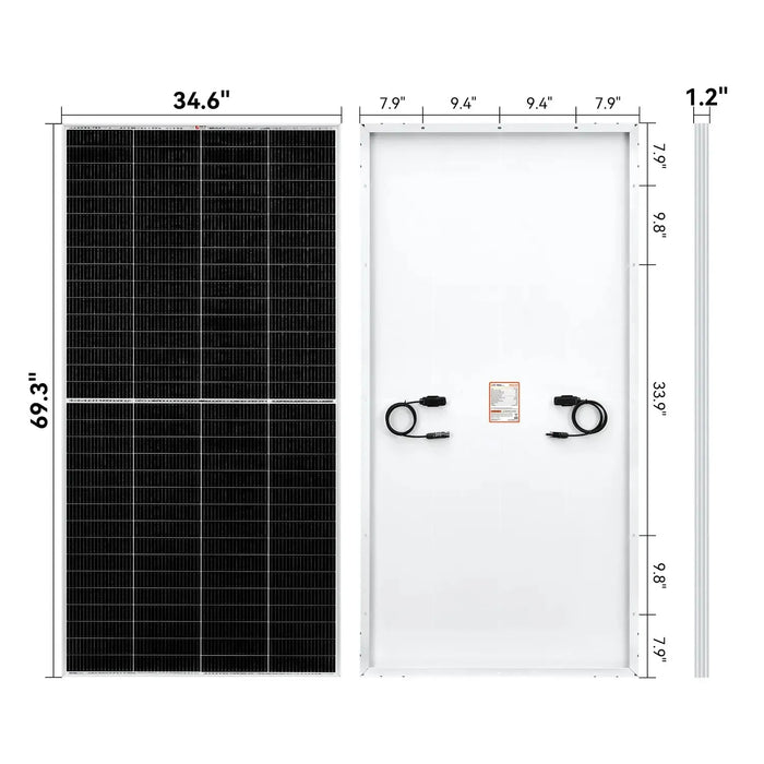 Rich Solar MEGA 335 Watt Panel | Premium Grid-Tie & Off-Grid Options - RS-M335-8-RS-M335-10-RS-M335-12  Mini Split Systems Direct
