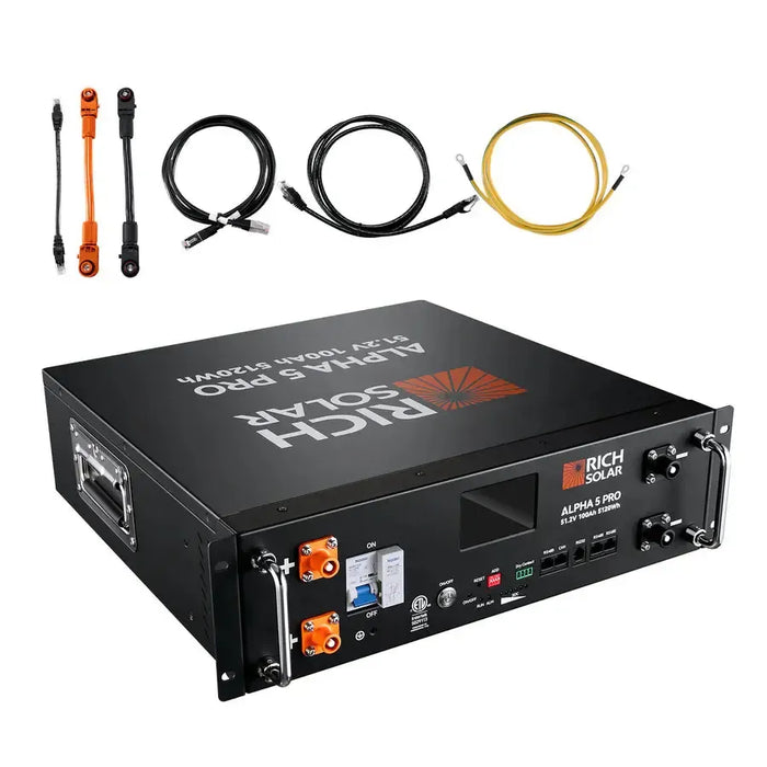 Rich Solar NOVA 12K PV Hybrid Inverter Solar Kit | 61.44kWH Server Lithium Battery [KIT-SR0002] - SRx12-H12Kx1-NO  Mini Split Systems Direct