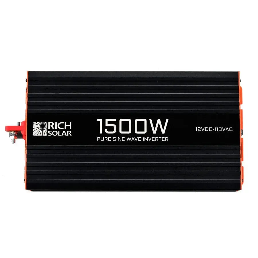 Rich Solar NOVA PURE 1.5K | 1500 (1.5kW) Watt 12 Volt Industrial Pure Sine Wave Inverter | Powerful 1500W 12V Off-Grid Inver - RS-V1500  Mini Split Systems Direct