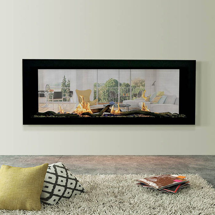 Sierra Flame 48" Emerson See-Through Linear Gas Fireplace, LP -   Mini Split Systems Direct