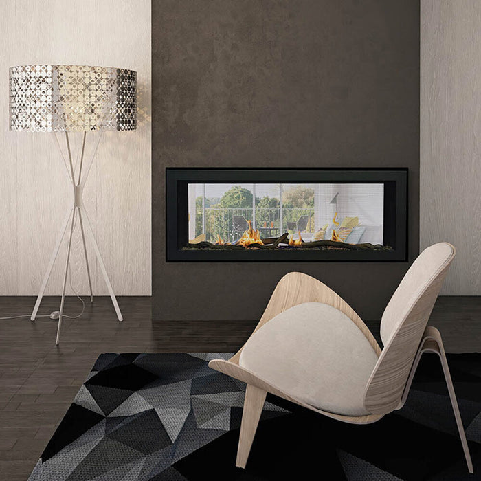 Sierra Flame 48" Emerson See-Through Linear Gas Fireplace, LP -   Mini Split Systems Direct