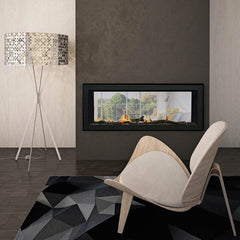 Sierra Flame 48" Emerson See-Through Linear Gas Fireplace, LP -   Mini Split Systems Direct