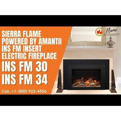 Sierra Flame ABBOT-30BL-DELUXE-LP 30" Liquid Propane Fireplace 26,000 BTU -   Mini Split Systems Direct