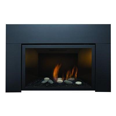 Sierra Flame ABBOT-30BL-DELUXE-NG 30" Natural Gas Fireplace 26,000 BTU -   Mini Split Systems Direct