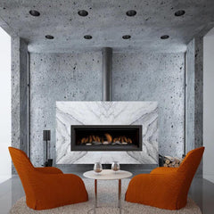 Sierra Flame AUSTIN 65" Liquid Propane Direct Vent Linear Fireplace - AUSTIN-65G-LP-DELUXE  Mini Split Systems Direct