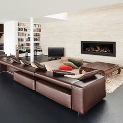 Sierra Flame AUSTIN 65" Liquid Propane Direct Vent Linear Fireplace - AUSTIN-65G-LP-DELUXE  Mini Split Systems Direct