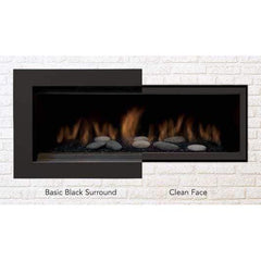 Sierra Flame Austin 65" Natural Gas Direct Vent Linear Fireplace - AUSTIN-65G-NG-DELUXE  Mini Split Systems Direct