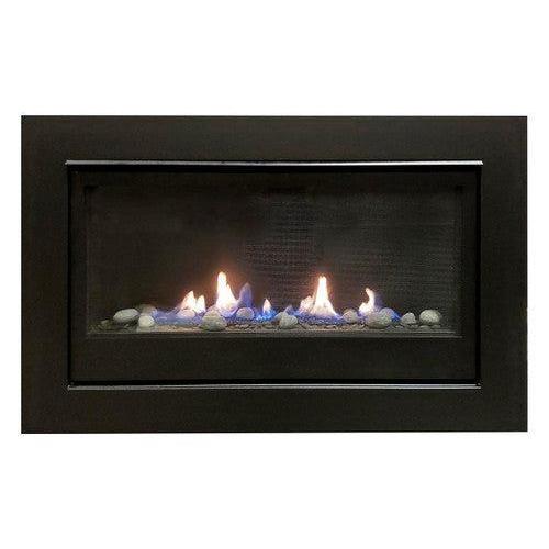 Sierra Flame BOSTON 36" Liquid Propane Direct Vent Linear - Electronic Ignition - BOSTON 36-LP-EI  Mini Split Systems Direct