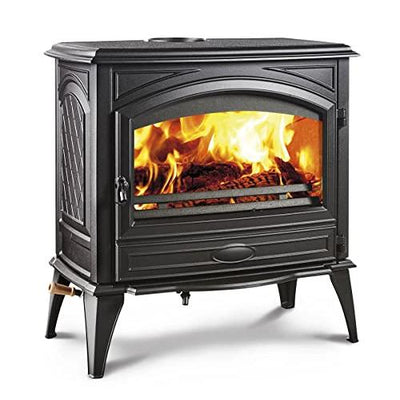 Sierra Flame LYNWOOD Wood Burning Stove, Cast Iron, Black Colour Finish - Lynwood-W76  Mini Split Systems Direct