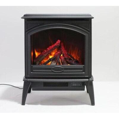 Sierra Flame LYNWOOD Wood Burning Stove, Cast Iron, Black Colour Finish - Lynwood-W76  Mini Split Systems Direct